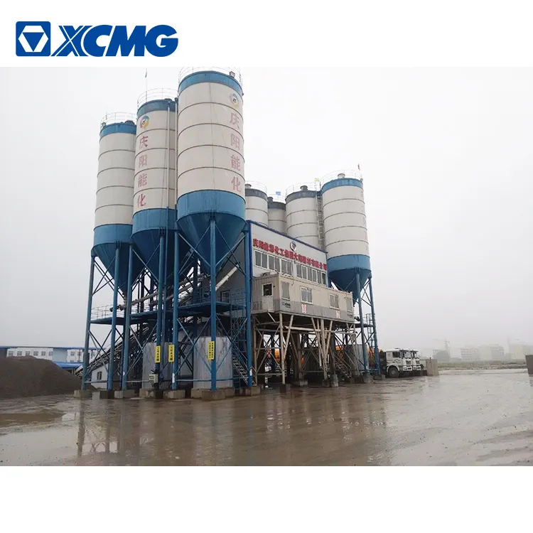 XCMG schwing official 90m3 mobile concrete batching plant HZS90VG China new concrete plant price